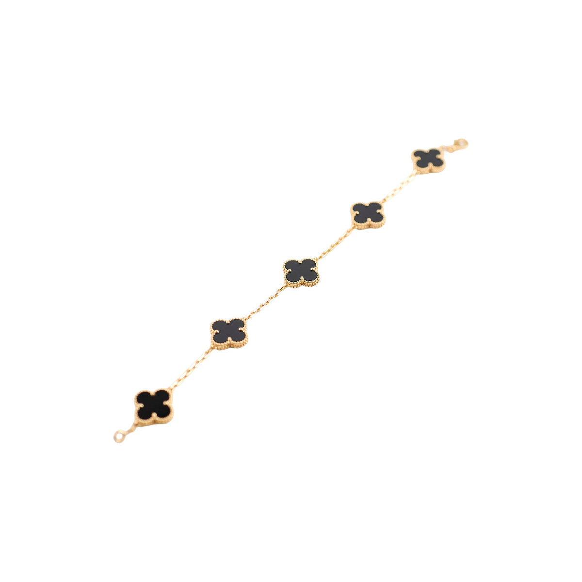 Van Cleef & Arpels VCA Vintage Onyx 5 Motif Bracelet 2025 - photo 1