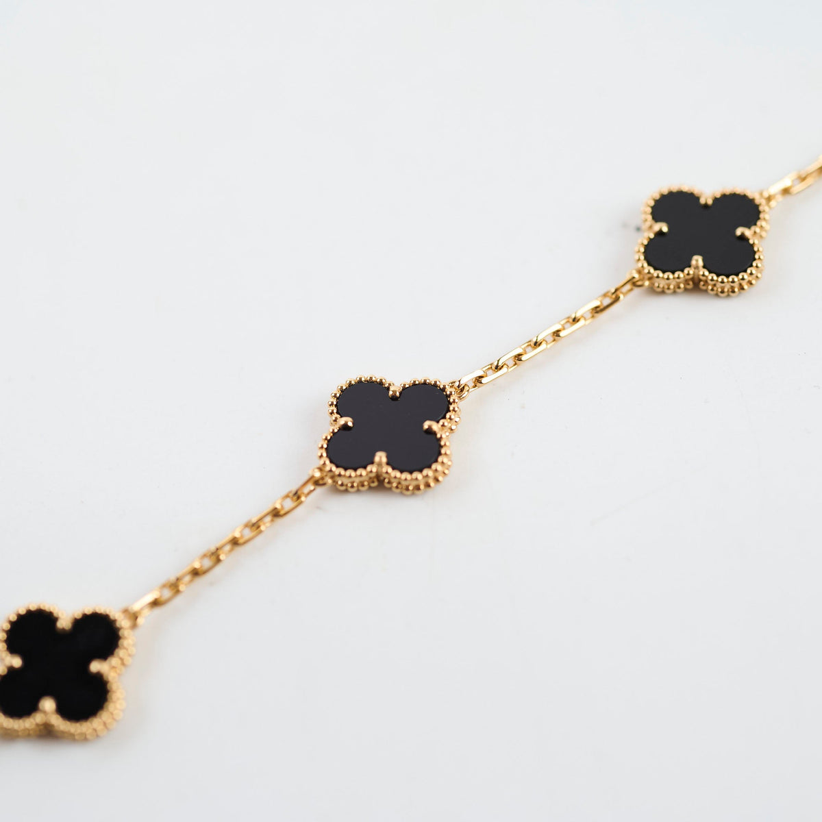 Van Cleef & Arpels VCA Vintage Onyx 5 Motif Bracelet 2025 - photo 3