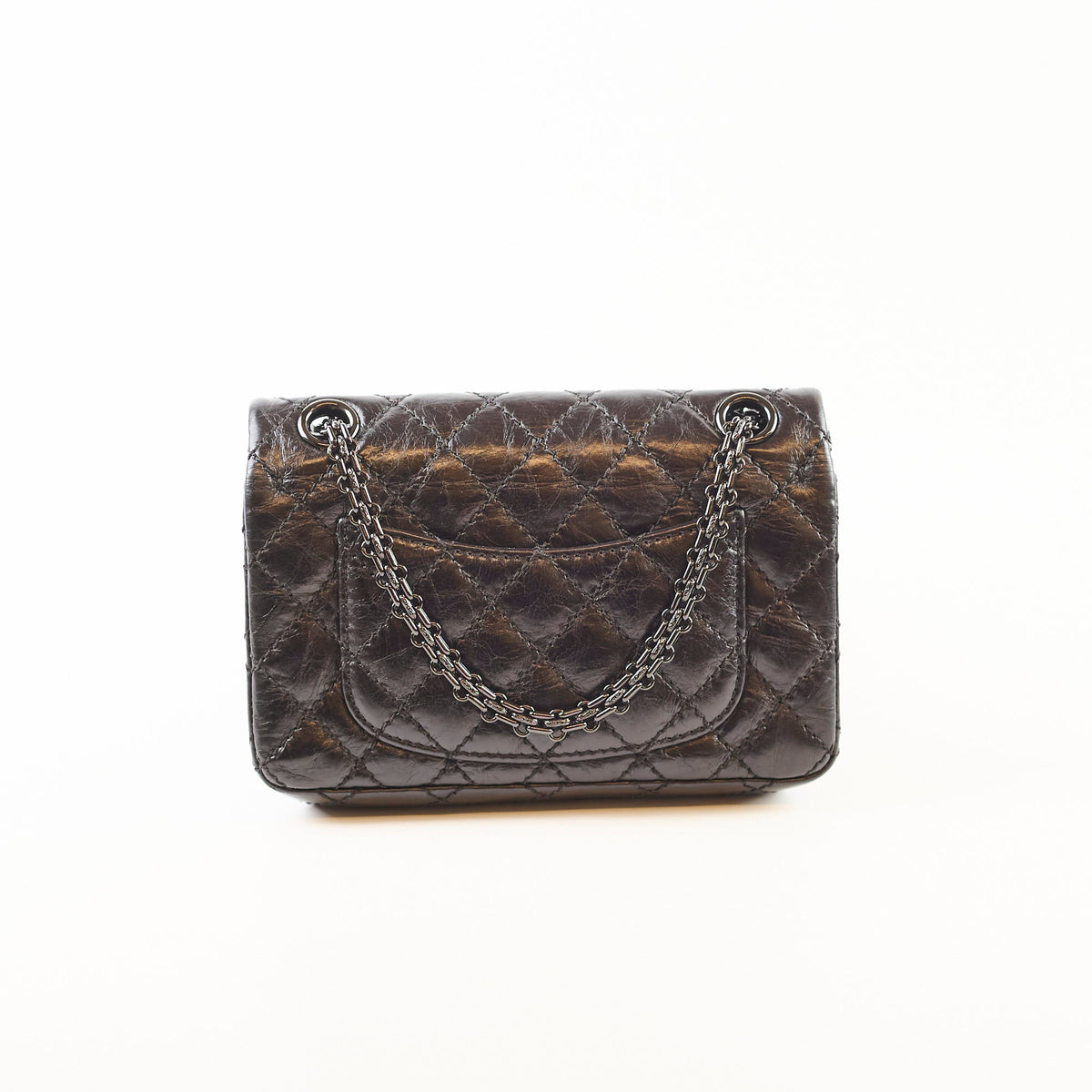 Chanel Mini Reissue Black Calfksin Black Hardware 23 Series - photo 2