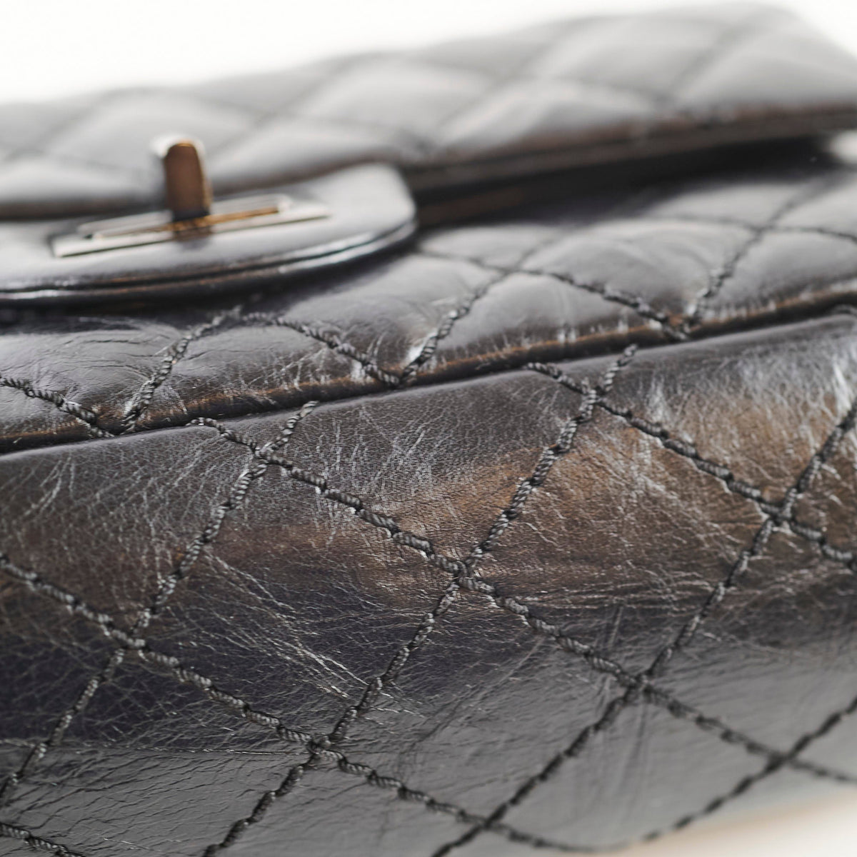 Chanel Mini Reissue Black Calfksin Black Hardware 23 Series - photo 12