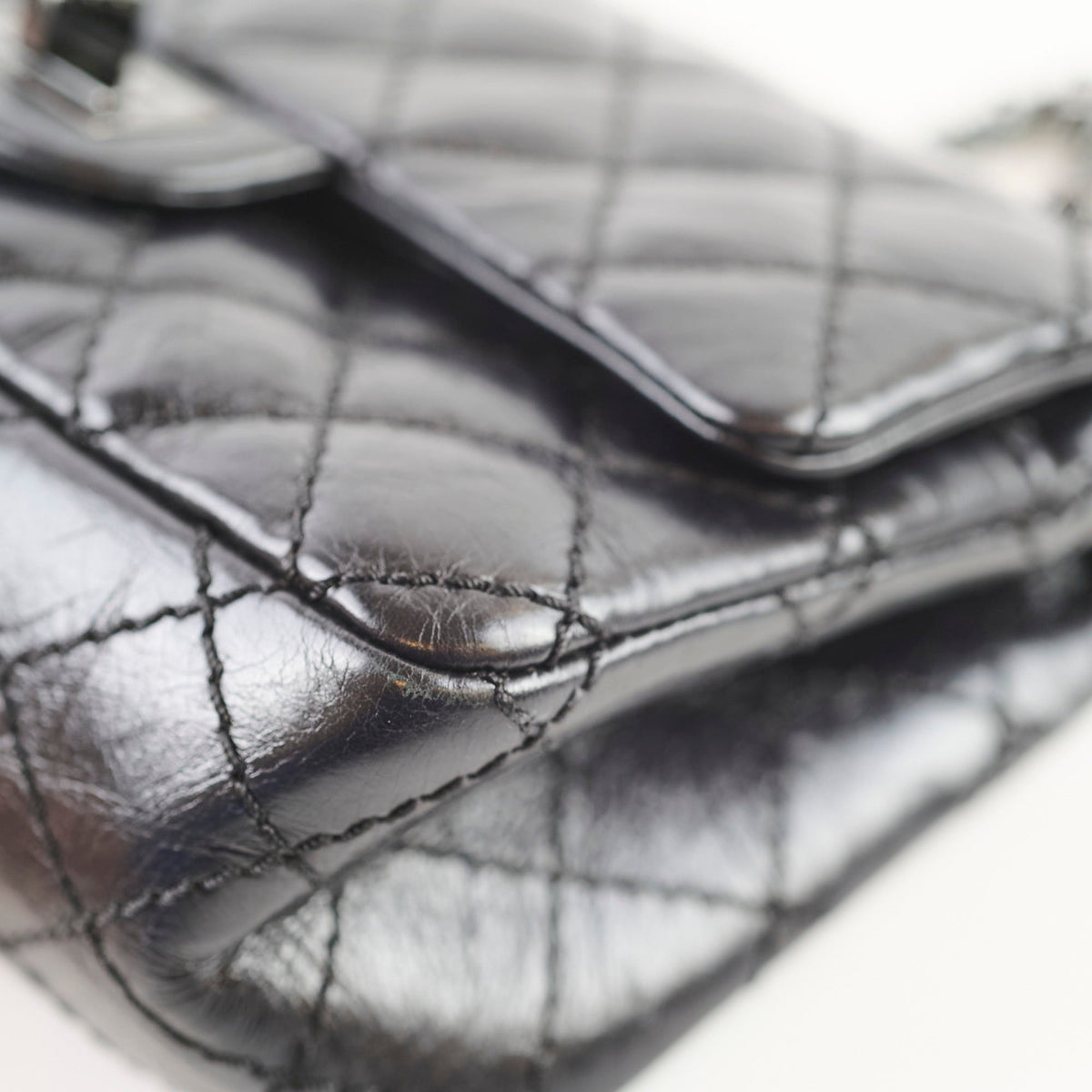 Chanel Mini Reissue Black Calfksin Black Hardware 23 Series - photo 13
