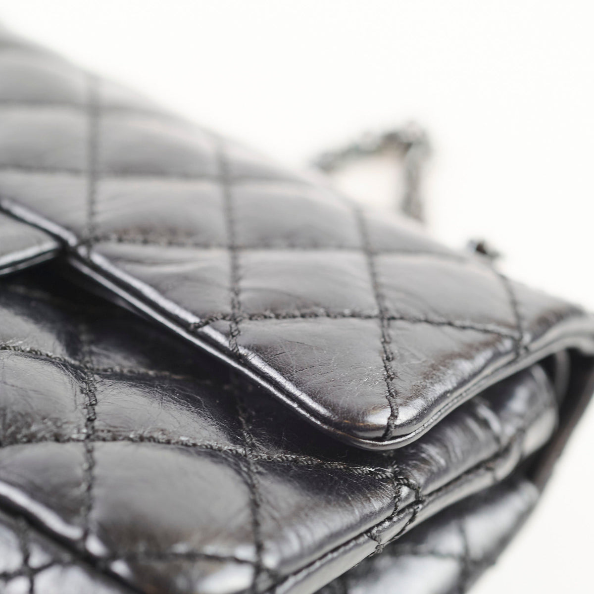 Chanel Mini Reissue Black Calfksin Black Hardware 23 Series - photo 14