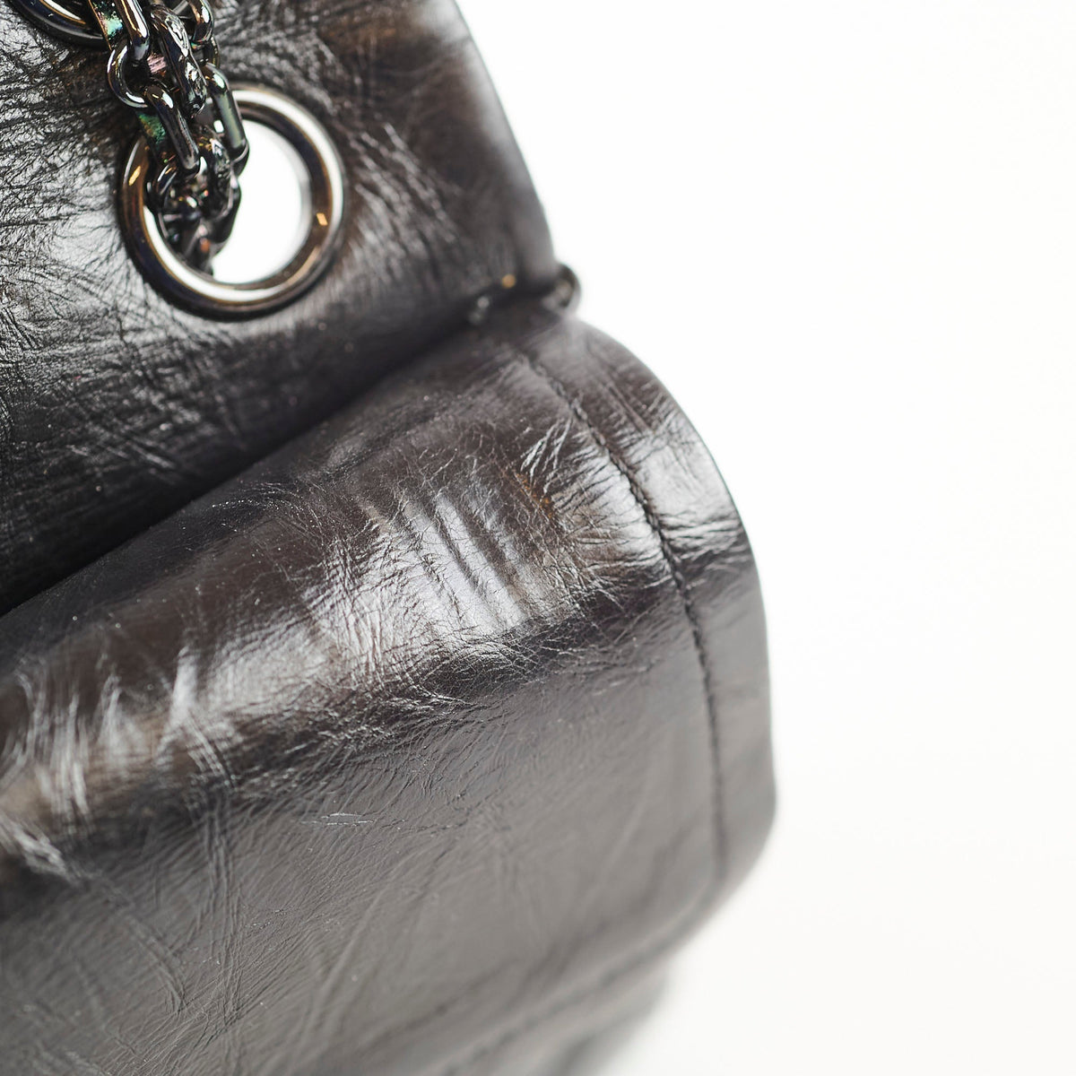 Chanel Mini Reissue Black Calfksin Black Hardware 23 Series - photo 5