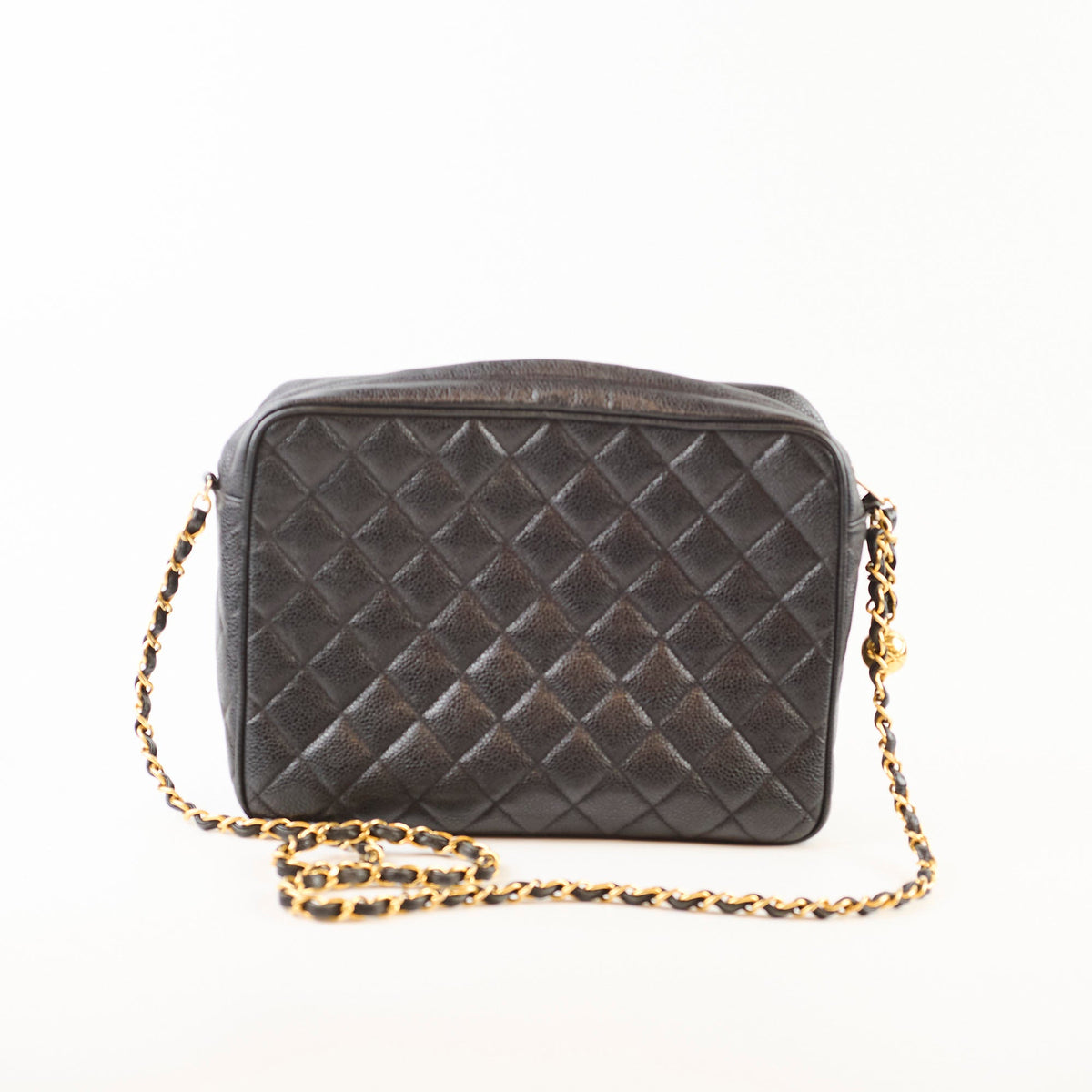 Chanel Vintage Camera Bag Caviar - photo 2