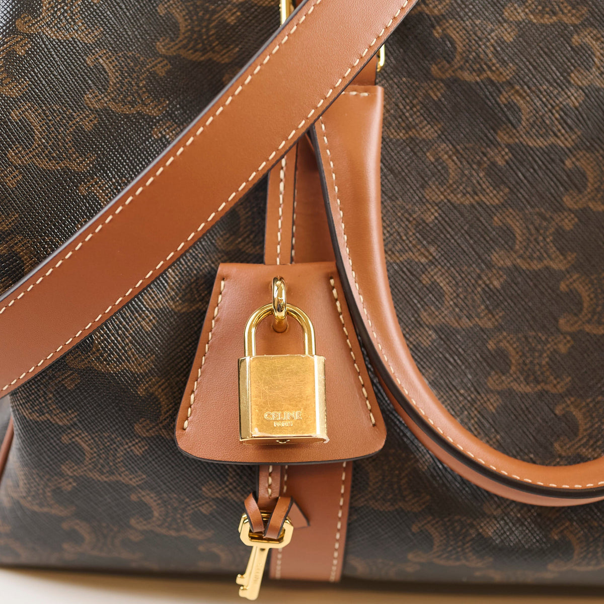 Celine Large Boston Monogram Canvas - photo 5