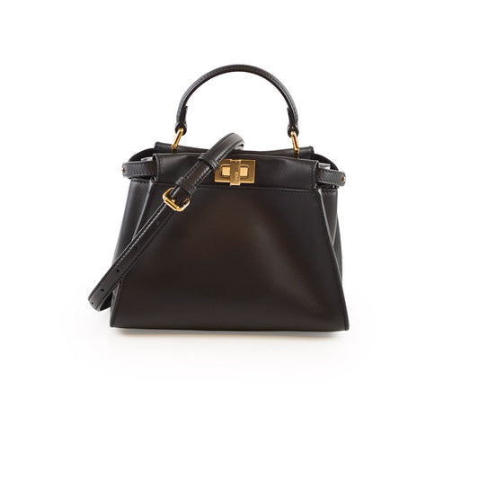 Fendi Mini Peekaboo Calfskin Black - photo 1