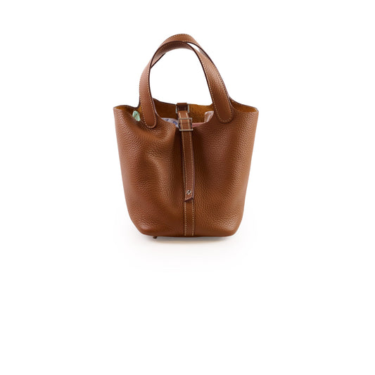 Hermes Brown Picotin 18 Bag - B Stamp - photo 1