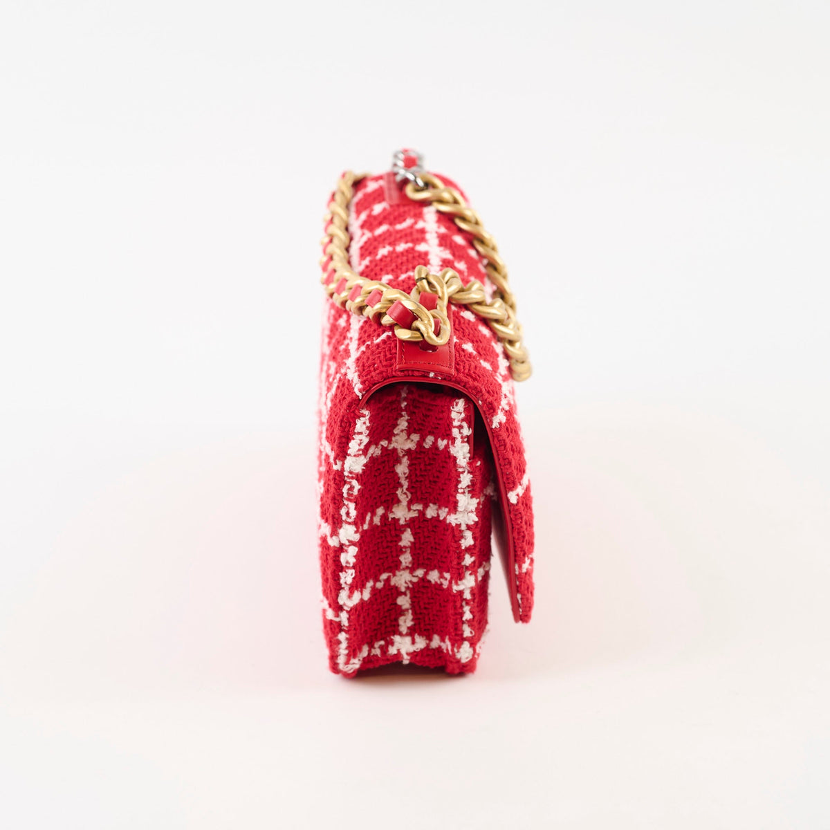 Chanel Mini Tweed 19 Flap Red/White - photo 3