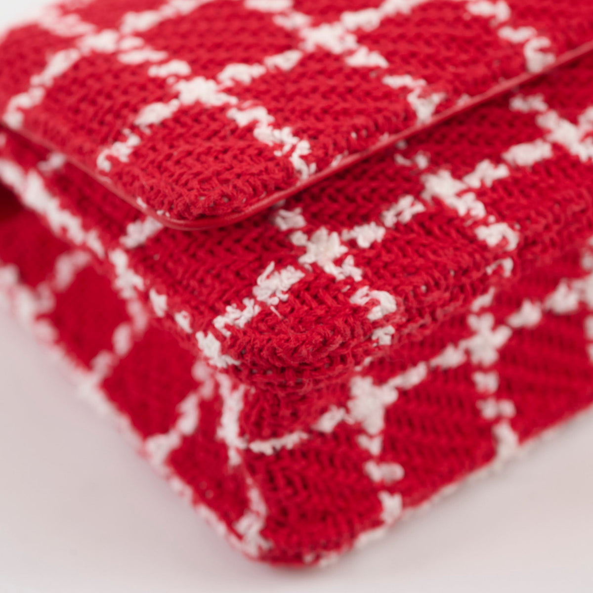 Chanel Mini Tweed 19 Flap Red/White - photo 11