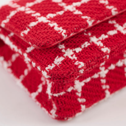 Chanel Mini Tweed 19 Flap Red/White - photo 11