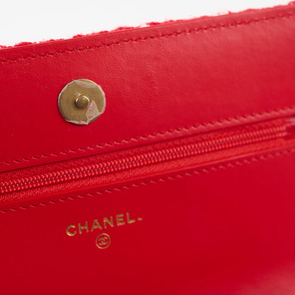Chanel Mini Tweed 19 Flap Red/White - photo 5