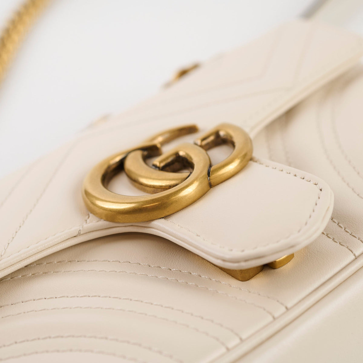 Gucci Marmont Small Matelassé Cream - photo 10