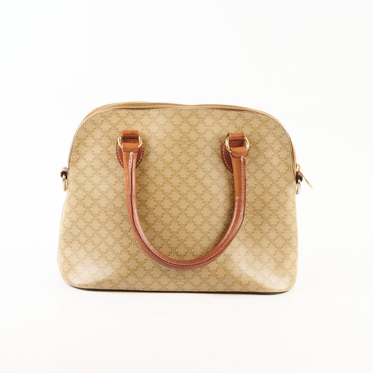 Celine Vintage Macadam Dome Satchel Bag - photo 2