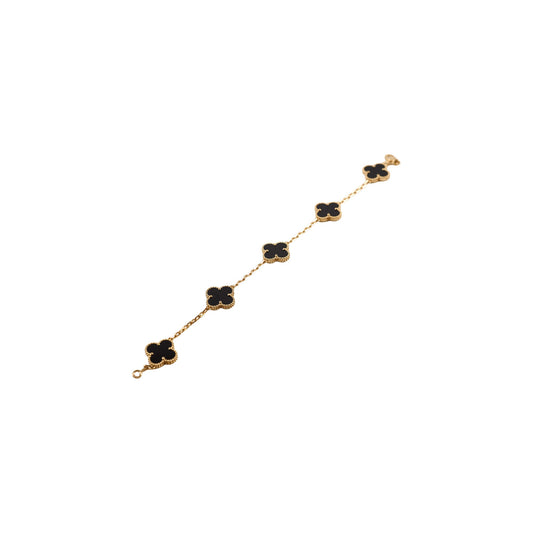 Van Cleef & Arpels 5 Motif Onyx Bracelet - photo 1