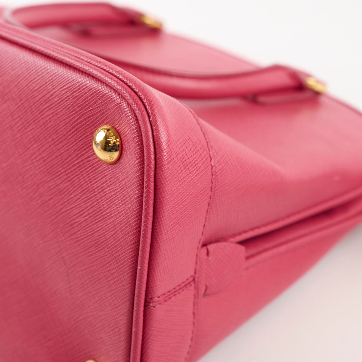 Prada Medium Saffiano Lux Promenade Pink - photo 12