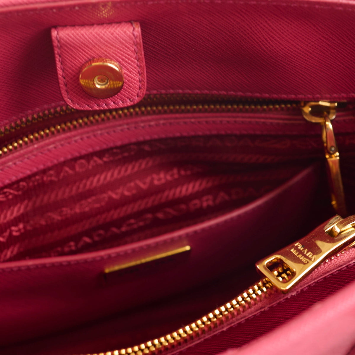 Prada Medium Saffiano Lux Promenade Pink - photo 7