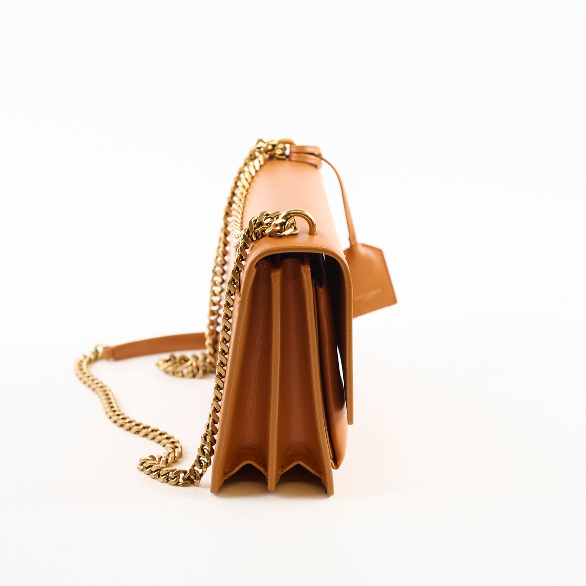 Saint Laurent Medium Sunset Calfskin Tan - photo 3