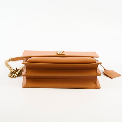 Saint Laurent Medium Sunset Calfskin Tan - photo 4