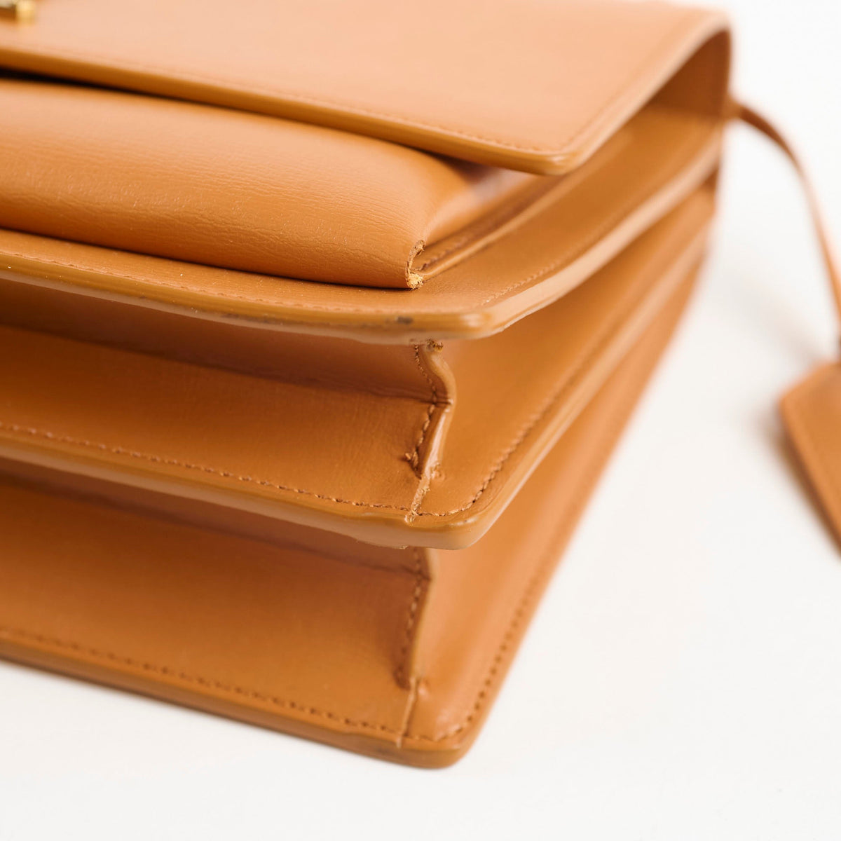 Saint Laurent Medium Sunset Calfskin Tan - photo 10