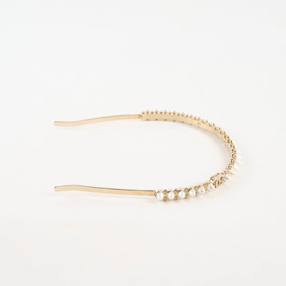 Chanel CC Pearl & Crystal Headband - photo 2