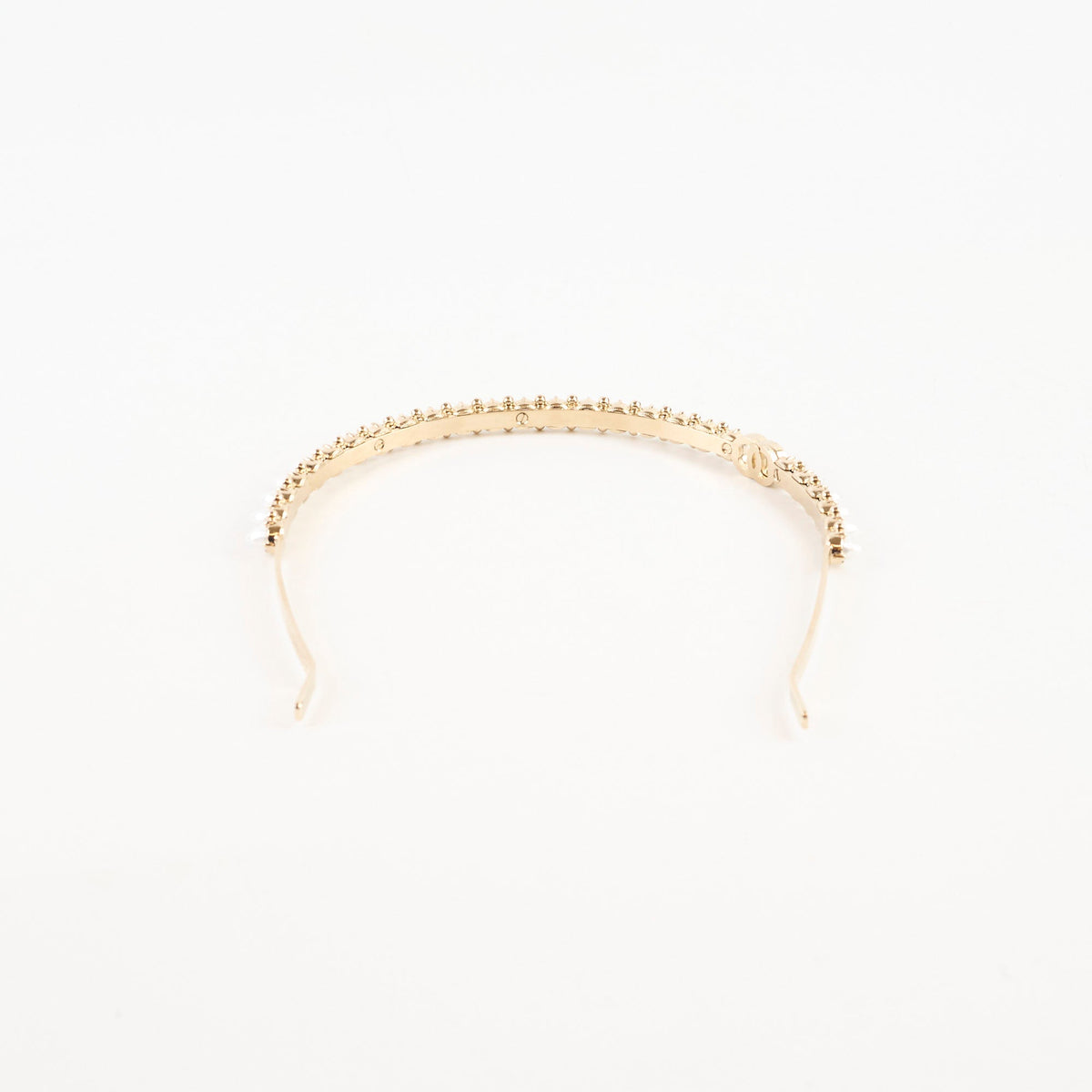 Chanel CC Pearl & Crystal Headband - photo 3