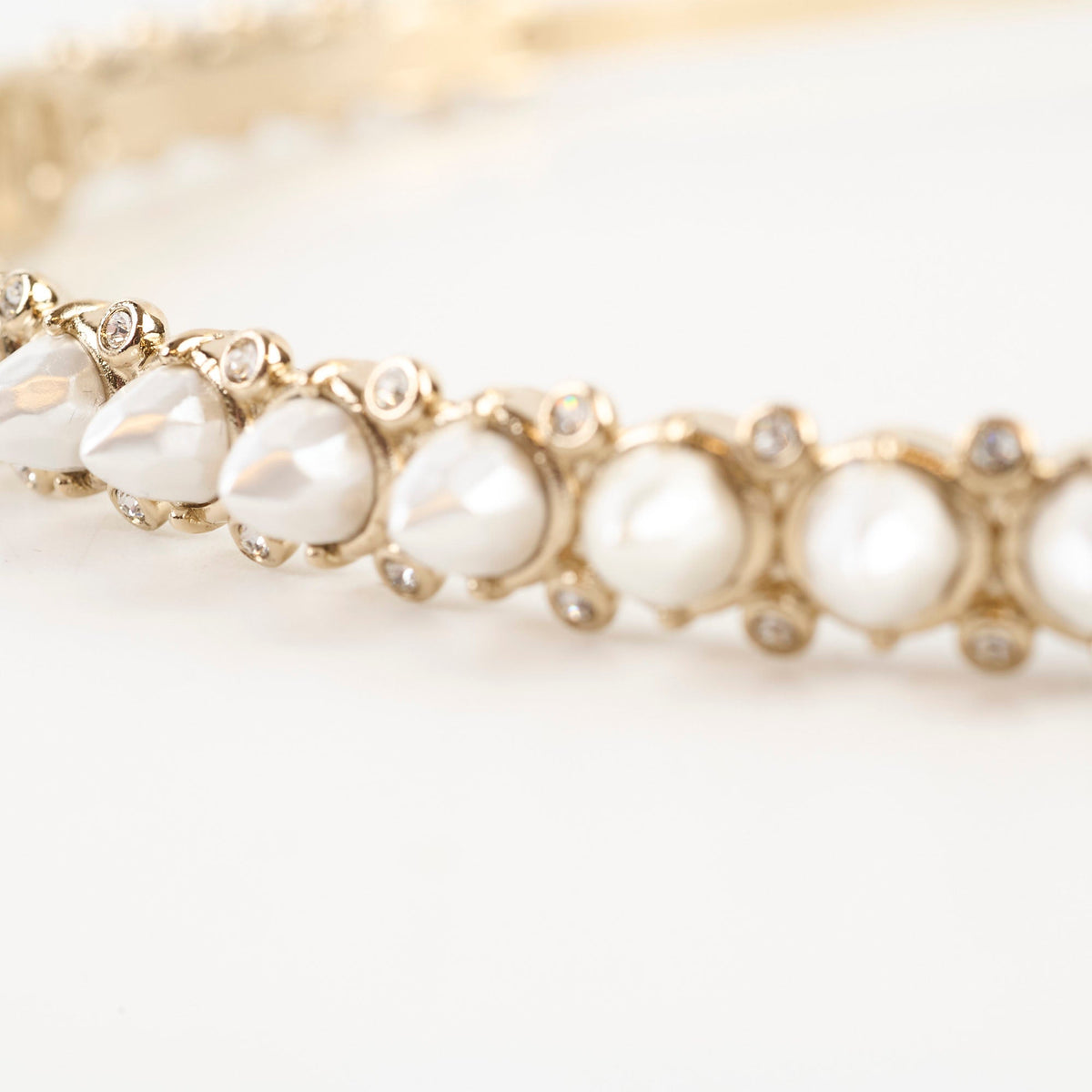 Chanel CC Pearl & Crystal Headband - photo 7