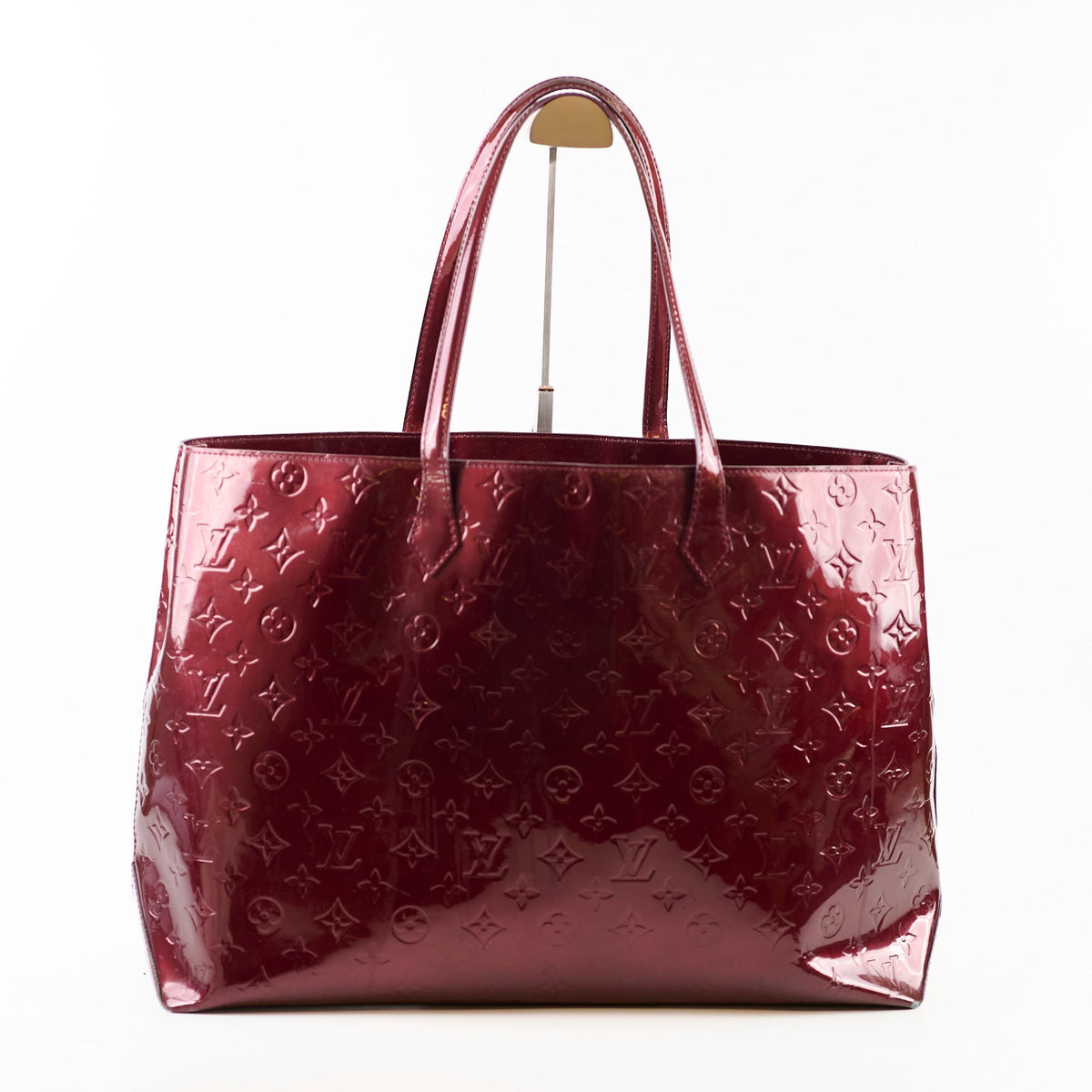Louis Vuitton Wilshire GM Vernis Tote Amarante - photo 2