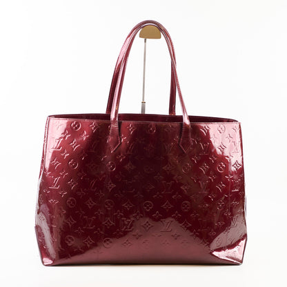 Louis Vuitton Wilshire GM Vernis Tote Amarante - photo 2