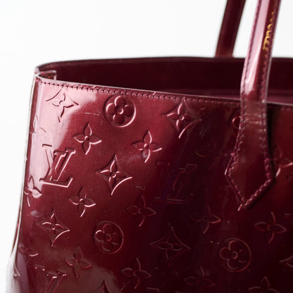 Louis Vuitton Wilshire GM Vernis Tote Amarante - photo 7