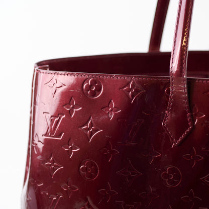 Louis Vuitton Wilshire GM Vernis Tote Amarante - photo 12