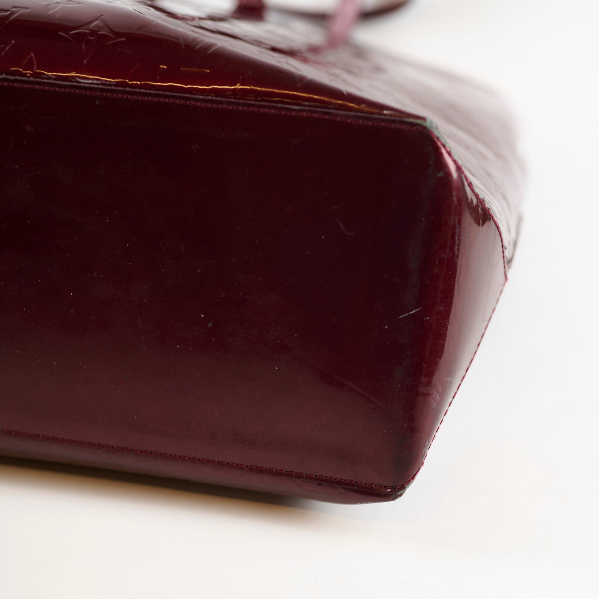 Louis Vuitton Wilshire GM Vernis Tote Amarante - photo 21
