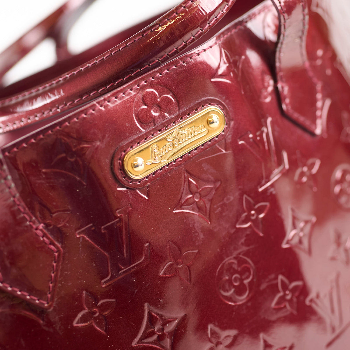 Louis Vuitton Wilshire GM Vernis Tote Amarante - photo 13