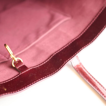Louis Vuitton Wilshire GM Vernis Tote Amarante - photo 17