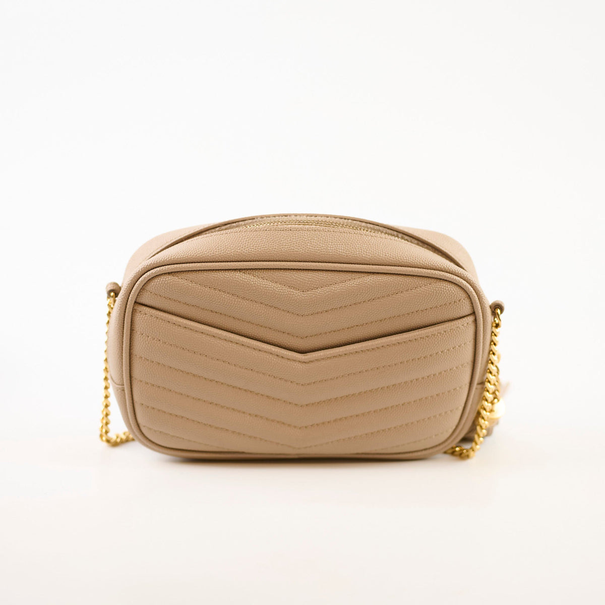 Saint Laurent Mini Lou Camera Bag Beige - photo 2