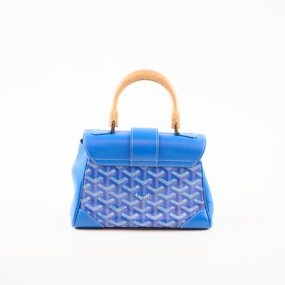 Goyard Saigon Mini Top Handle Bag Sky Blue - photo 2