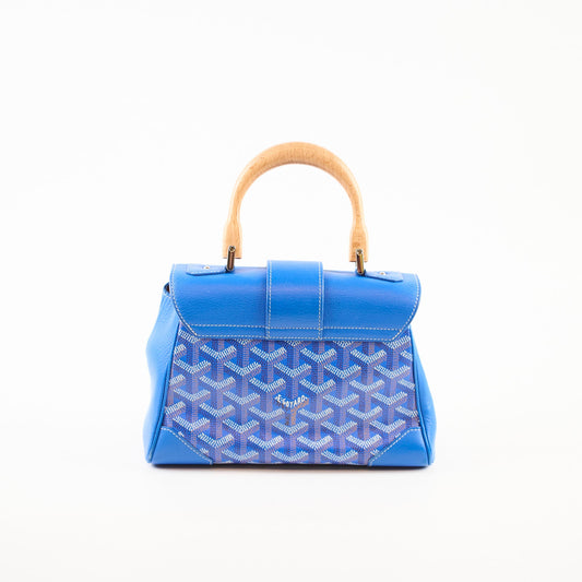 Goyard Saigon Mini Top Handle Bag Sky Blue - photo 2