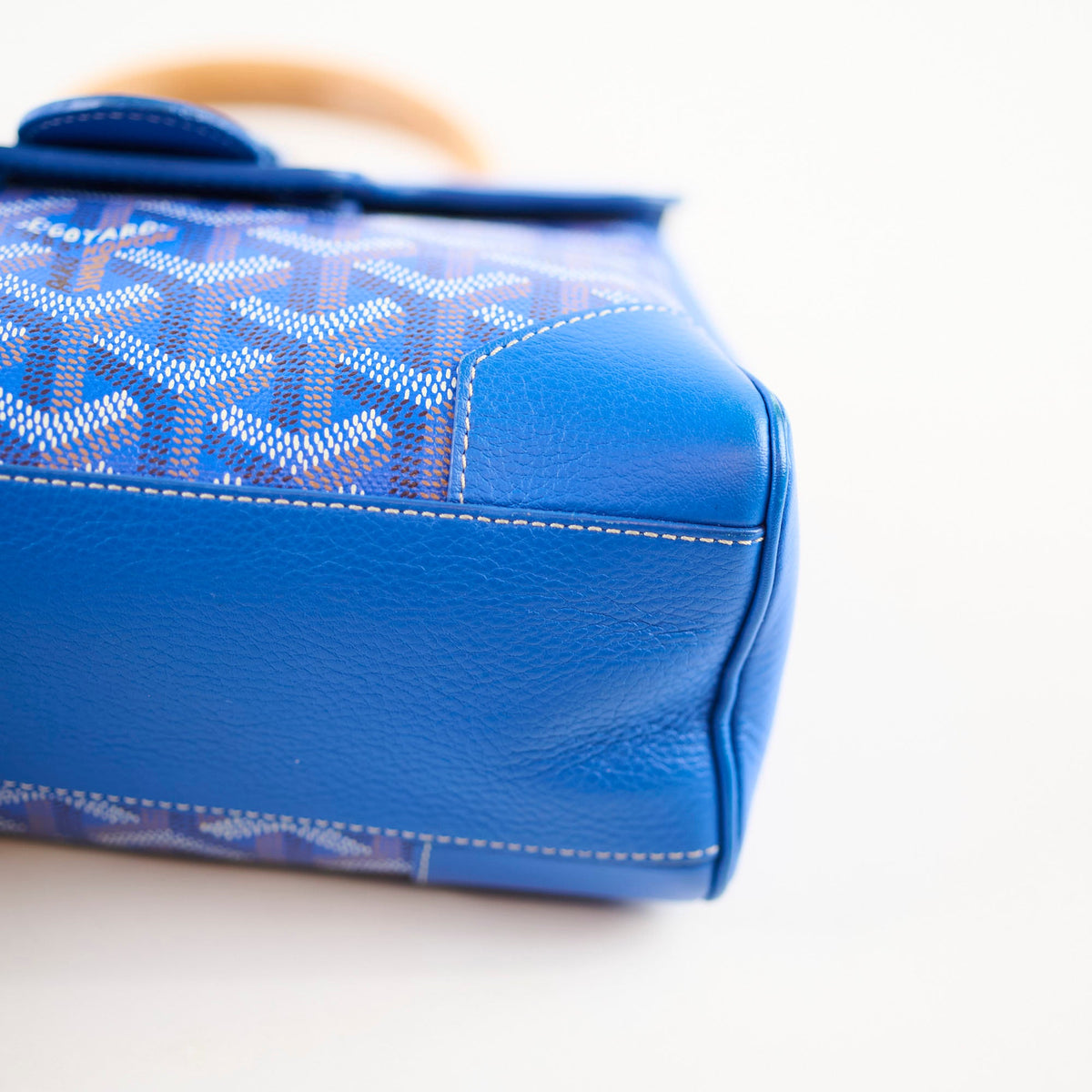 Goyard Saigon Mini Top Handle Bag Sky Blue - photo 10