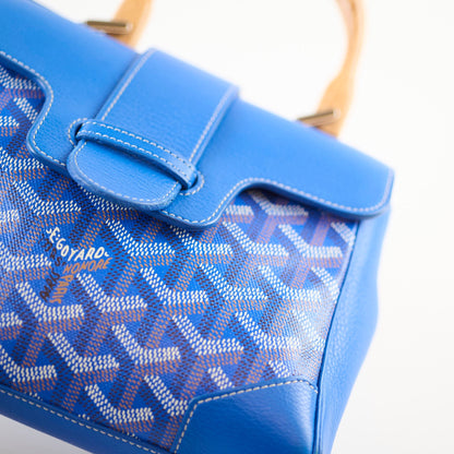 Goyard Saigon Mini Top Handle Bag Sky Blue - photo 12