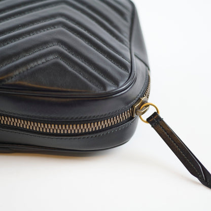 Gucci Marmont Small Camera Belt Bag Black - photo 9