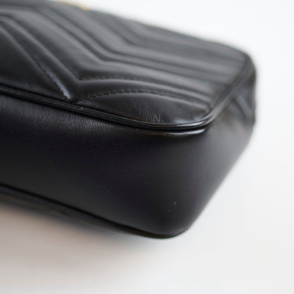 Gucci Marmont Small Camera Belt Bag Black - photo 12