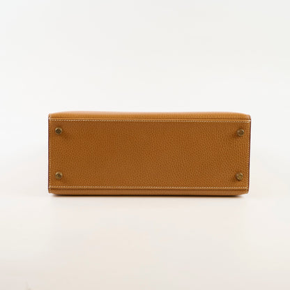 Hermes Kelly 28 Epsom Gold - Y Circle Stamp - photo 4