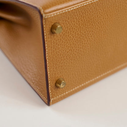 Hermes Kelly 28 Epsom Gold - Y Circle Stamp - photo 9