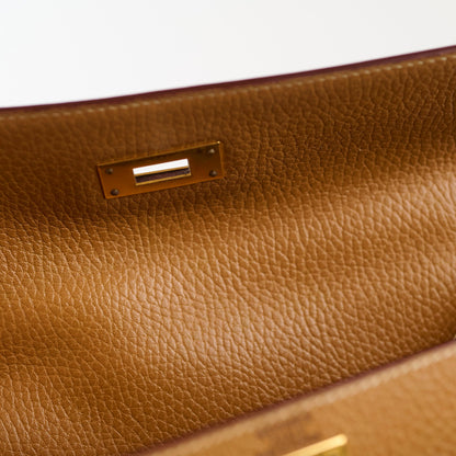 Hermes Kelly 28 Epsom Gold - Y Circle Stamp - photo 7