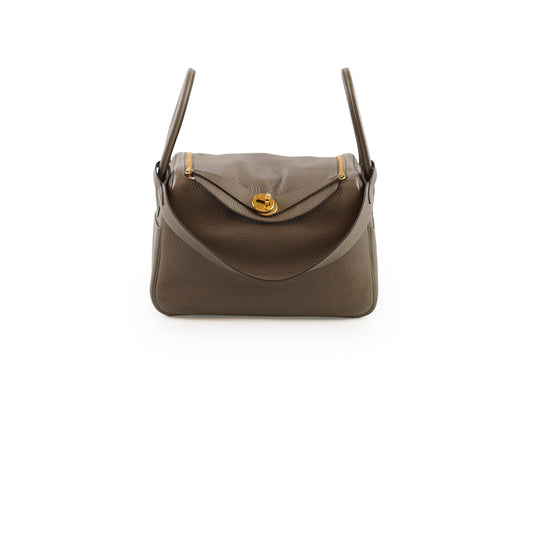 Hermes Lindy 26 Clemence Gris Etain - Y Stamp - photo 1