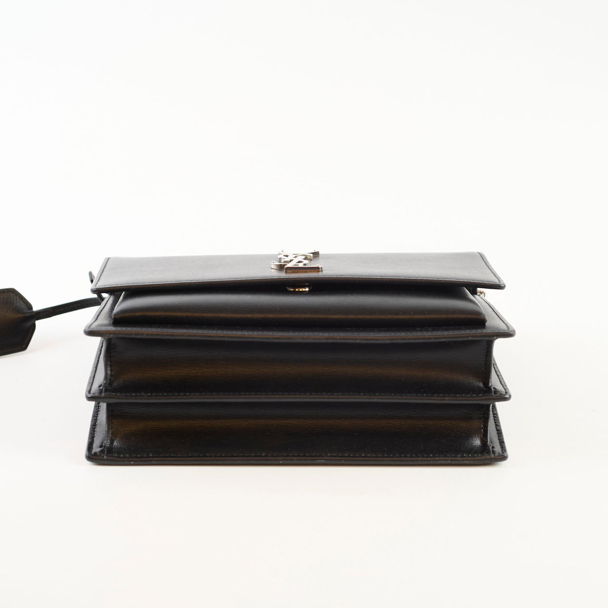 Saint Laurent Medium Sunset Leather Black - photo 4