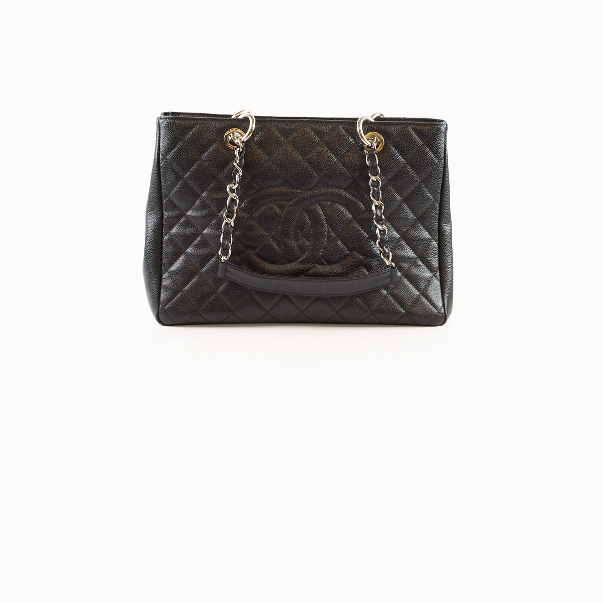 Chanel Grand Shopper Tote GST Black Caviar SHW (19 Series) - photo 1