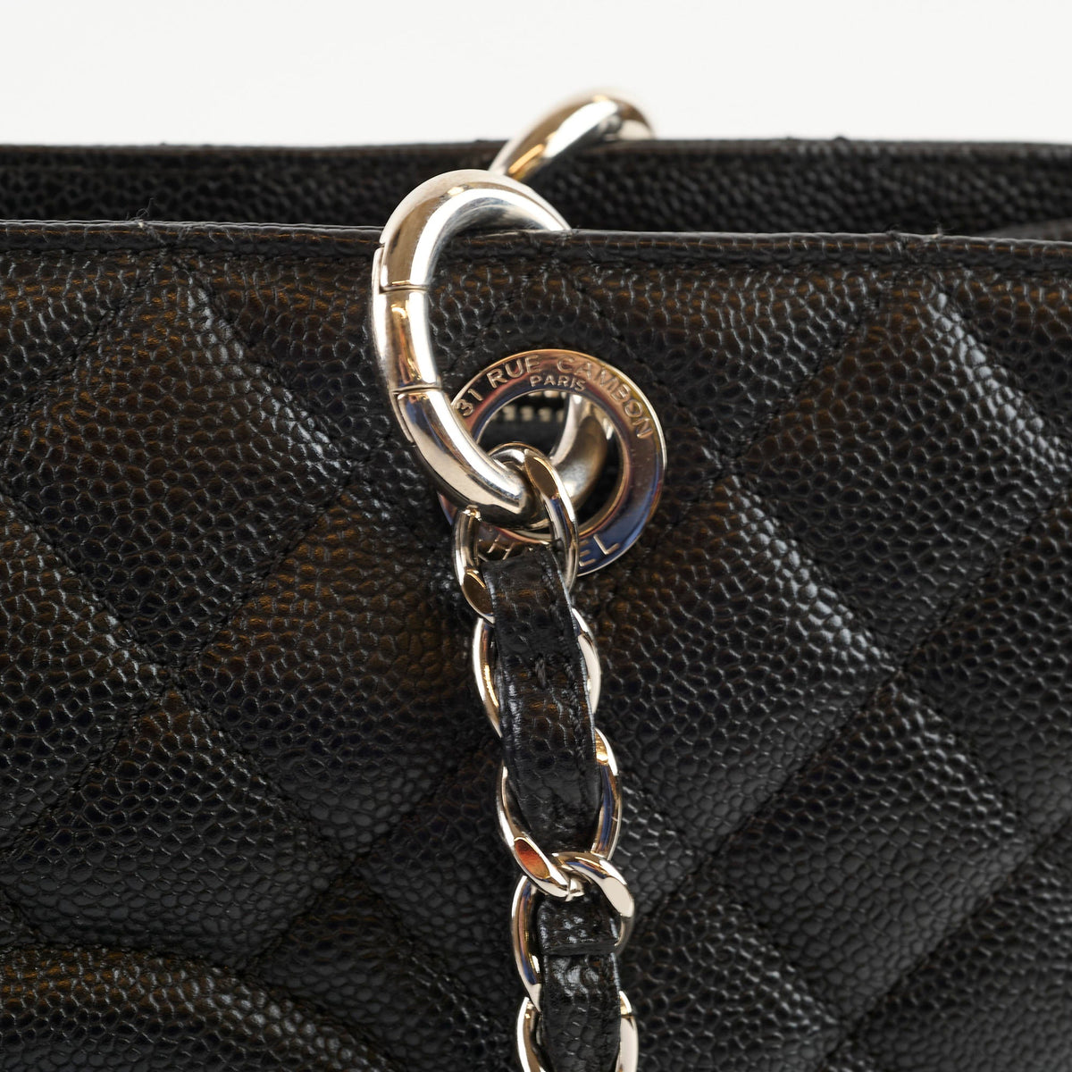 Chanel Grand Shopper Tote GST Black Caviar SHW (19 Series) - photo 5