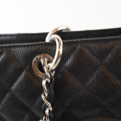 Chanel Grand Shopper Tote GST Black Caviar SHW (19 Series) - photo 6