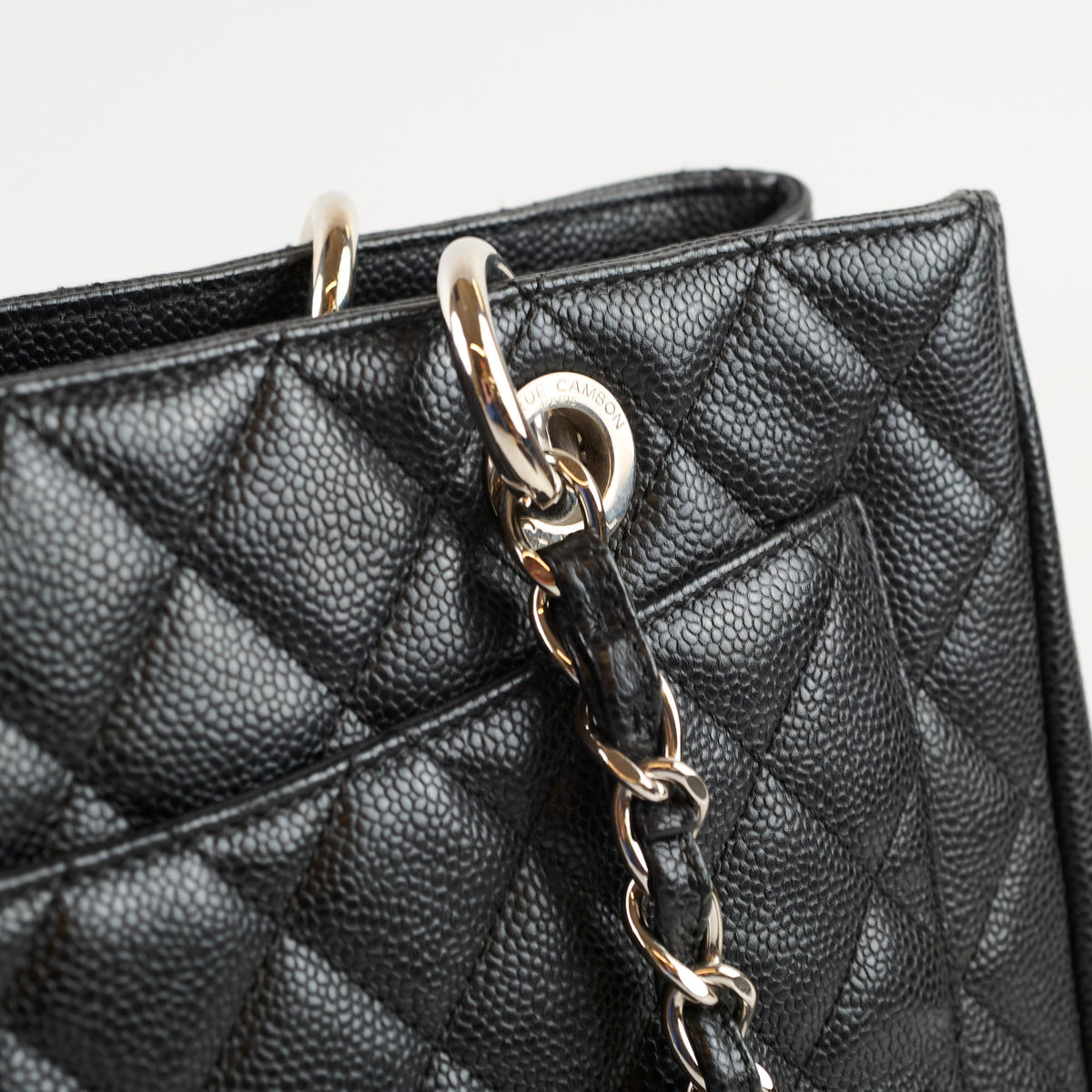 Chanel Grand Shopper Tote GST Black Caviar SHW (19 Series) - photo 9