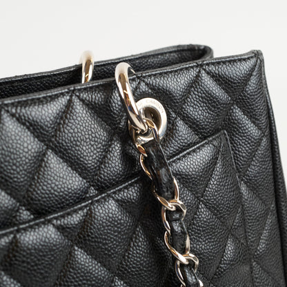 Chanel Grand Shopper Tote GST Black Caviar SHW (19 Series) - photo 9